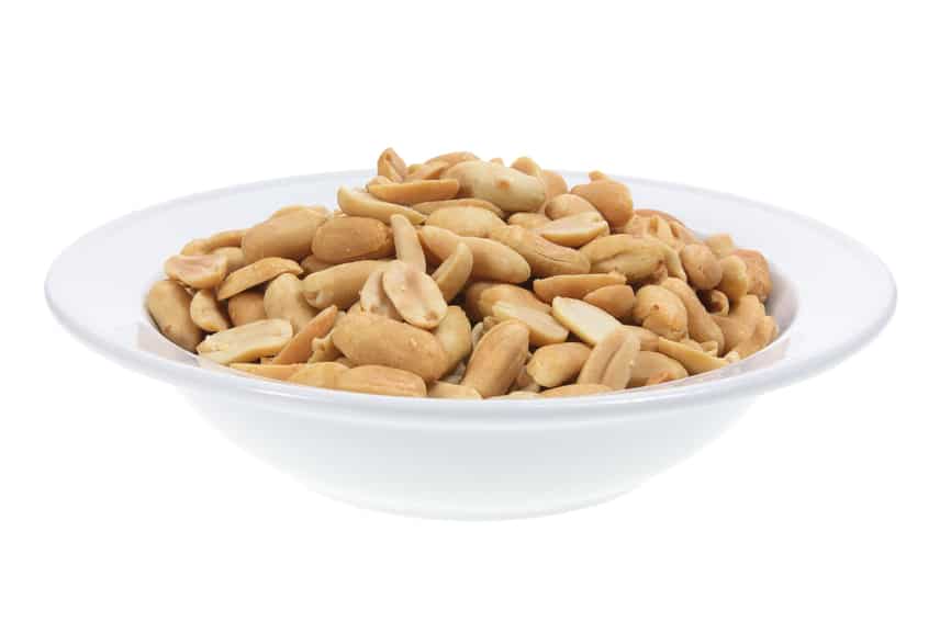 Peanuts on Plate