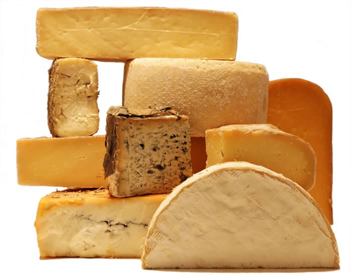 What makes cheeses hard?