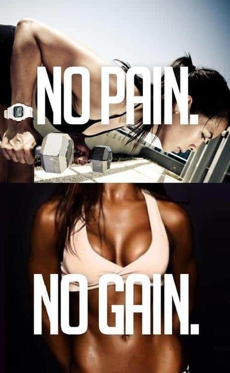 no-pain-no-gain