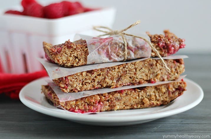 raspberry chocolate bars