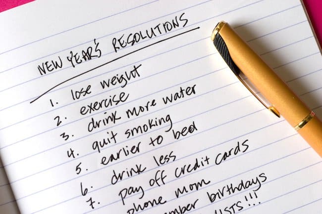 set new year resolutions work