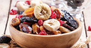 Bowl of dried fruits